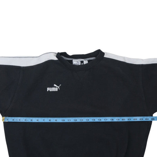 Mens UK Size M PUMA Black Pullover Sweatshirt
