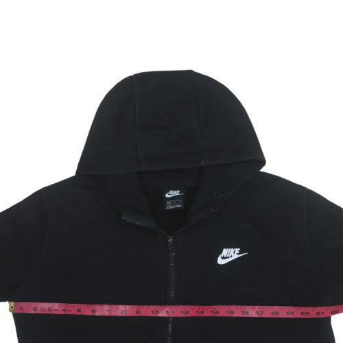 Mens UK Size XS Nike Black Full Zip Hoodie