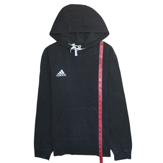 Mens UK Size M adidas Black Pullover Hoodie