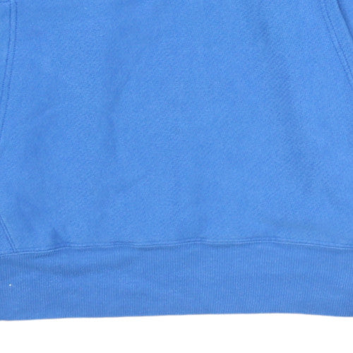 Mens UK Size M Champion Blue Pullover Hoodie