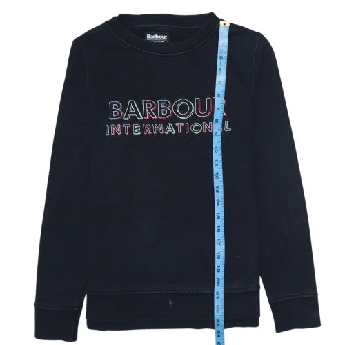Womens UK Size 10 Barbour International Black Pullover Sweatshirt