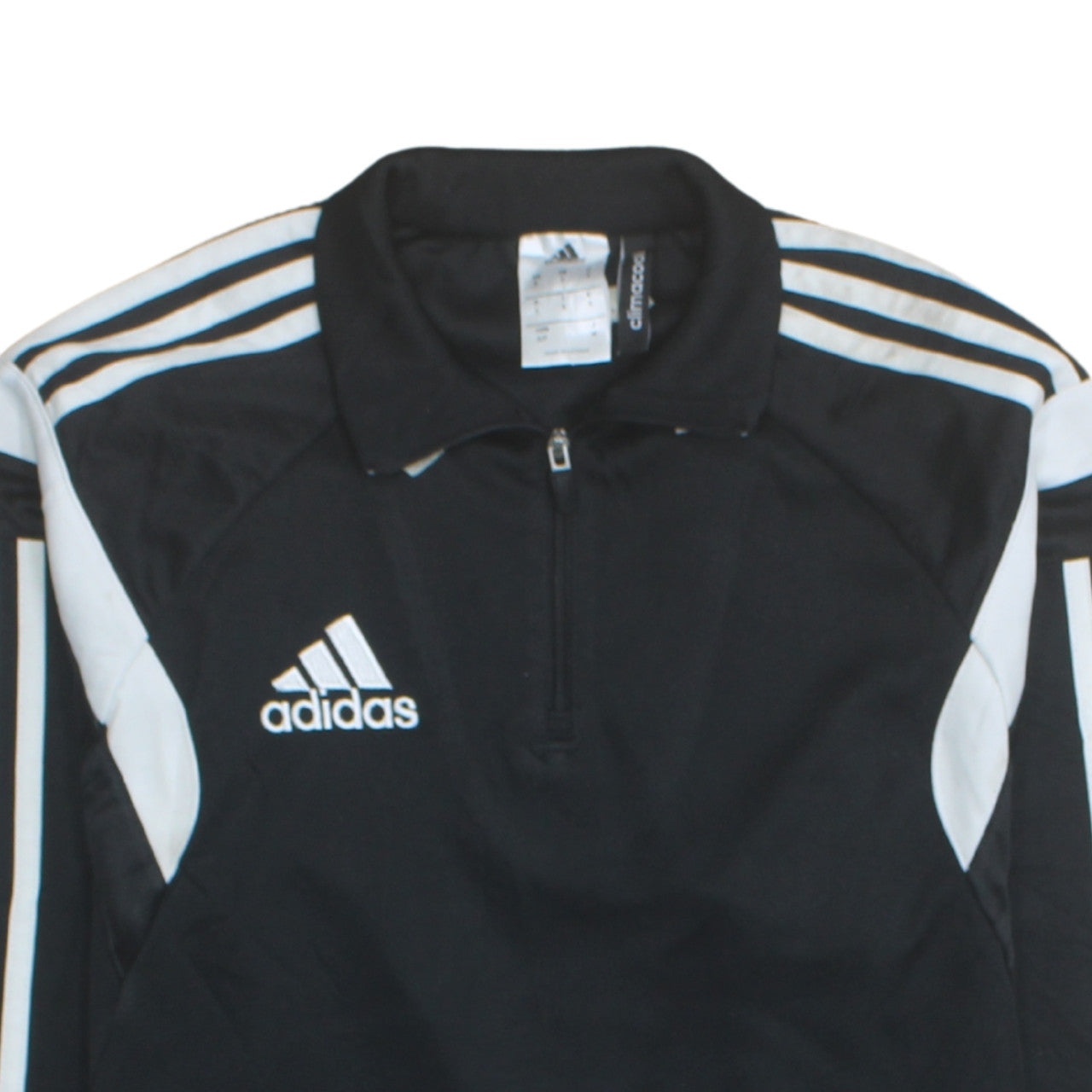 Mens UK Size S adidas Black 1/2 Zip Sweatshirt