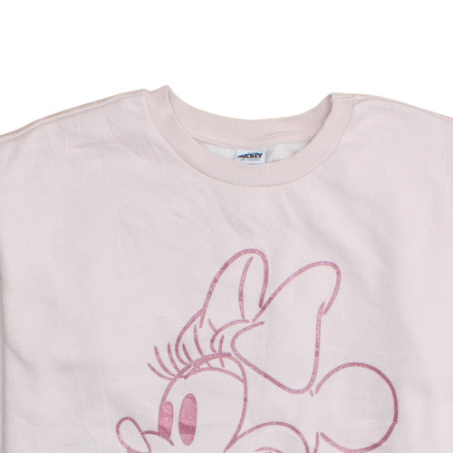 Womens UK Size M George Pink Pullover Sweatshirt