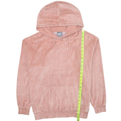 Womens UK Size 10 PUMA Pink Pullover Hoodie