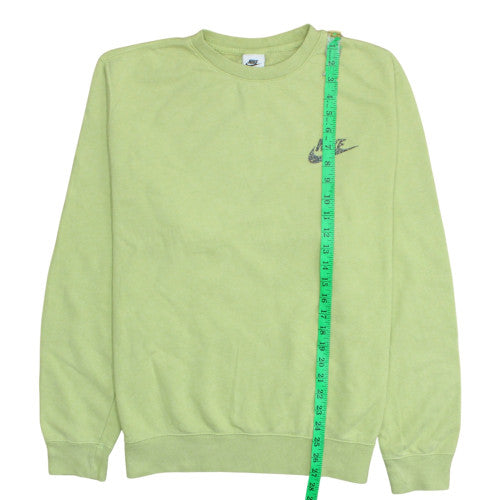 Womens UK Size M Nike Green Pullover Sweatshirt