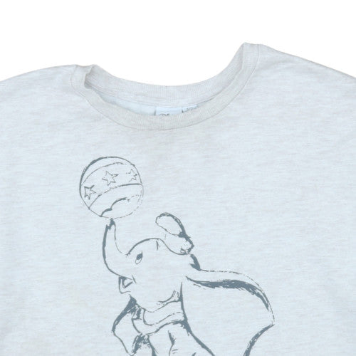 Womens UK Size 2XL Disney Grey Pullover Sweatshirt