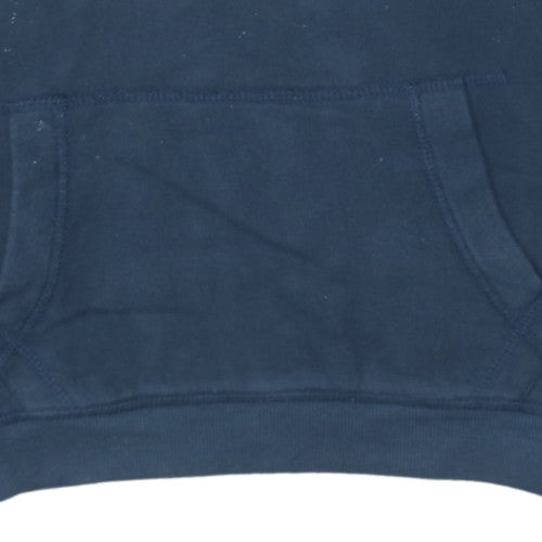 Additional view of Levi's boys’ blue pullover hoodie 4 years fleece graphic logo sweatshirt