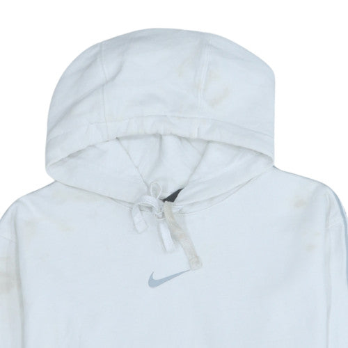 Mens UK Size S Nike White Pullover Hoodie