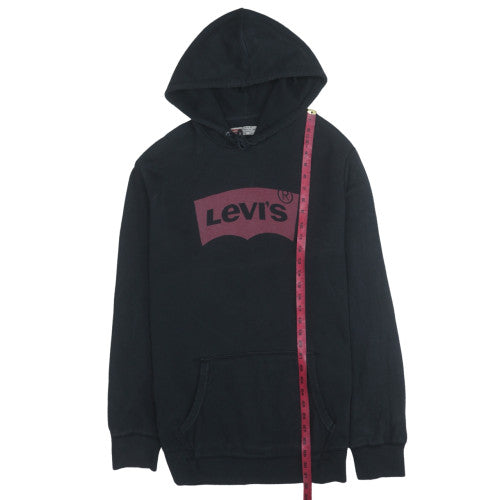 Mens UK Size XL Levi's Black Pullover Hoodie