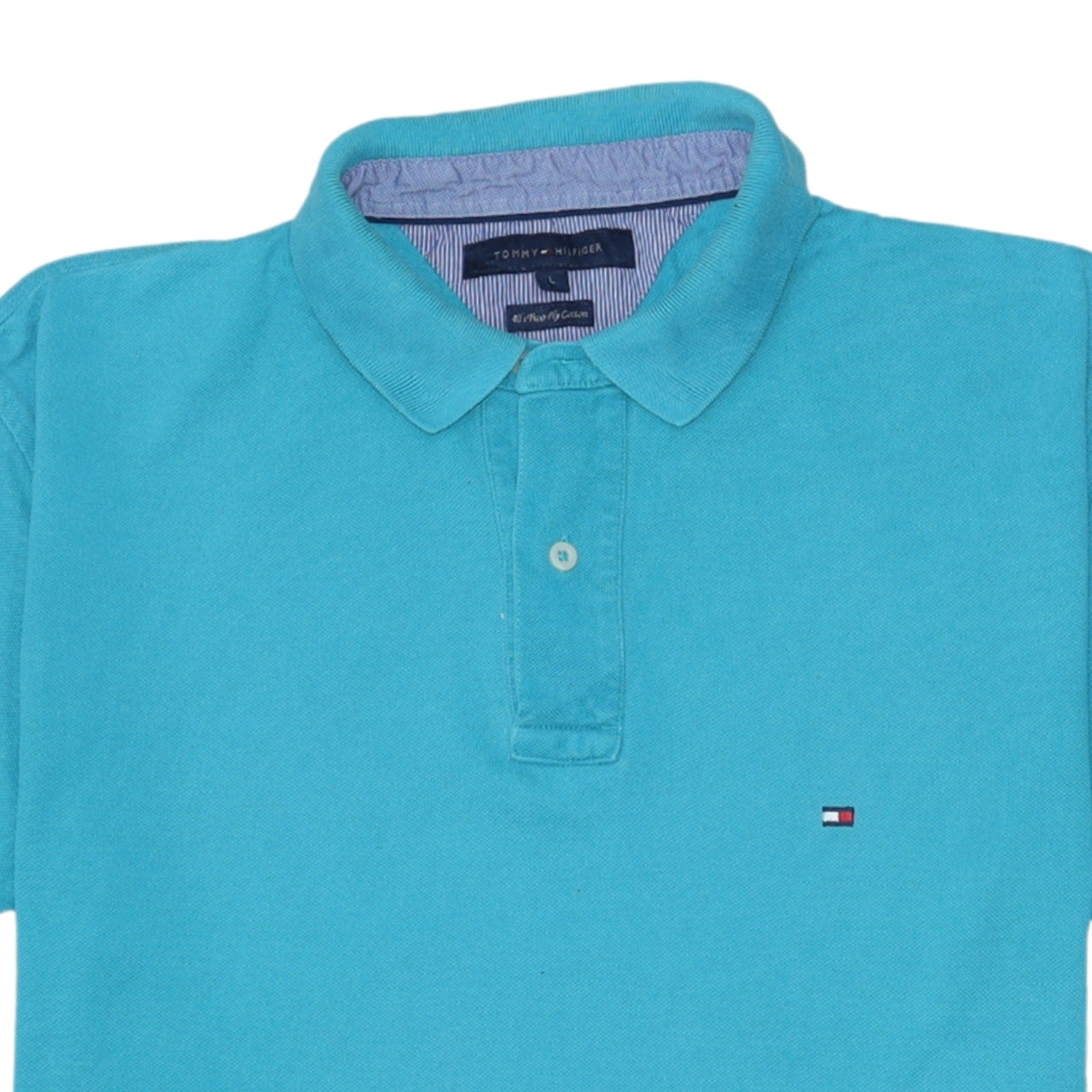 Mens UK Size L Tommy Hilfiger Cotton Polo Shirt