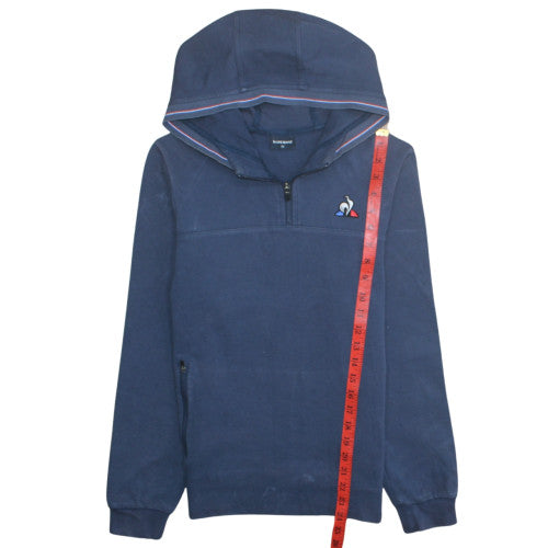 Mens UK Size XS le coq sportif Blue Pullover Hoodie
