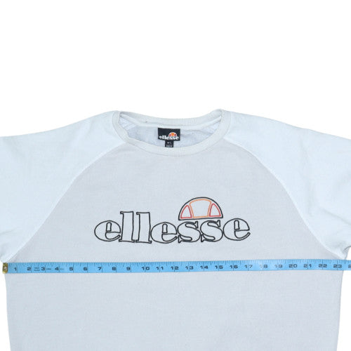 Mens UK Size L ellesse Grey Pullover Sweatshirt