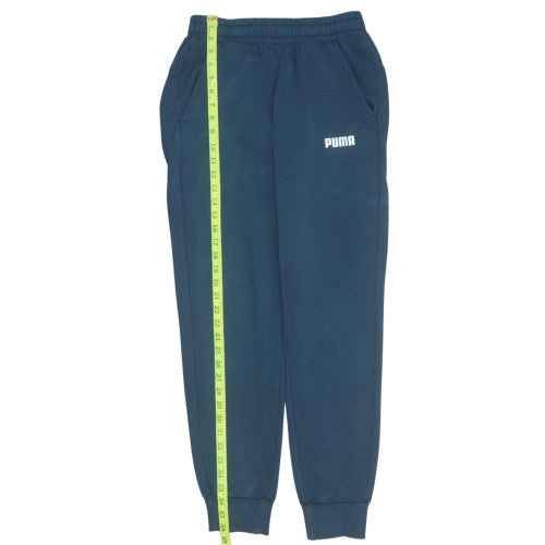 Mens UK Size S PUMA Regular Fit Sweatpants Blue Trousers