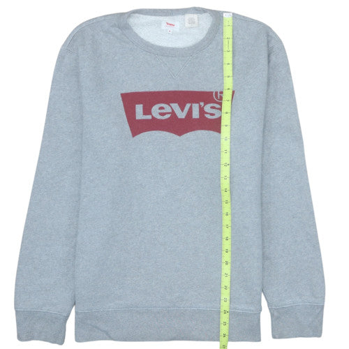 Mens UK Size M Levi's Grey Pullover Sweatshirt