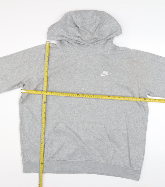 Mens UK Size XL Nike Grey Pullover Hoodie