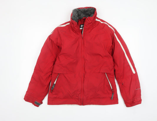 Womens UK Size S Columbia Red Ski Jacket
