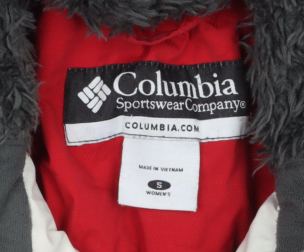 Womens UK Size S Columbia Red Ski Jacket