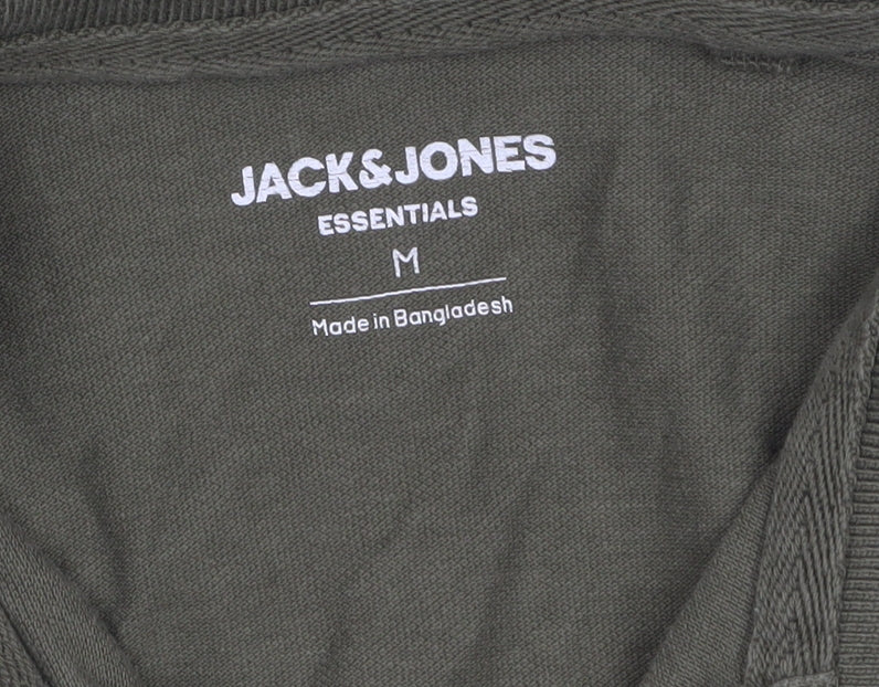 Mens UK Size M JACK & JONES 100% Cotton Polo Shirt