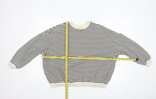 Womens UK Size XS Pull&Bear Multicoloured Pullover Sweatshirt