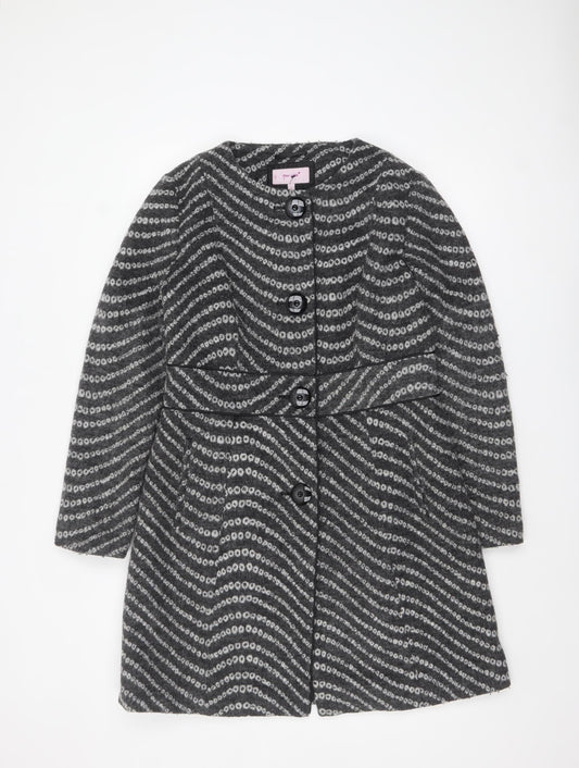 Womens UK Size 12 Marks and Spencer Grey Overcoat