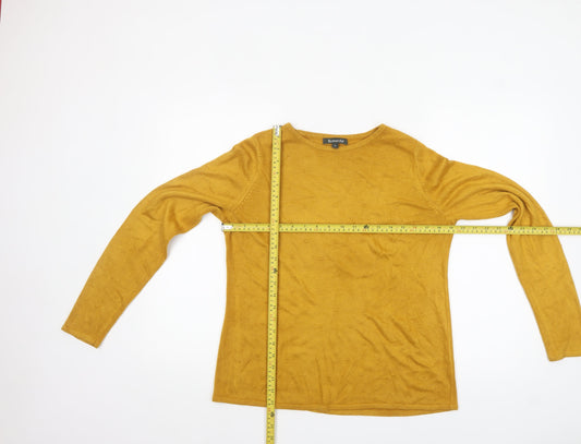 Womens UK Size 12 Bonmarché Yellow Pullover Jumper