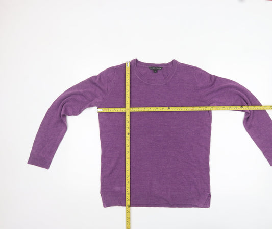 Womens UK Size 12 M&Co Purple Pullover Jumper