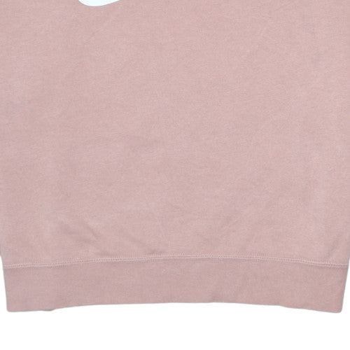 Womens UK Size L Nike Pink Pullover Sweatshirt