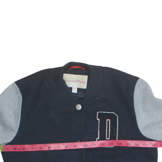 Tom Tailor Denim Men's Blue Grey Varsity Jacket Size M