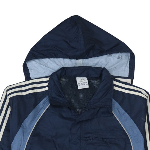 Mens UK Size 2XS adidas Blue Running & JoggingGym & TrainingFootball Jacket