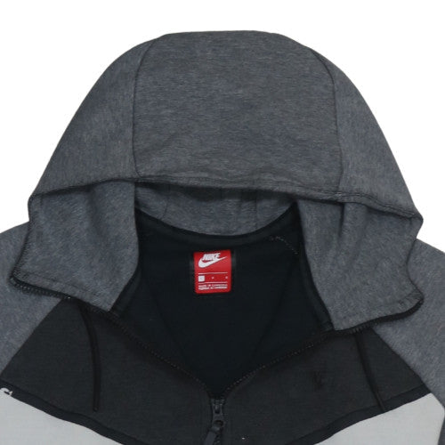 Mens UK Size L Nike Grey Full Zip Hoodie