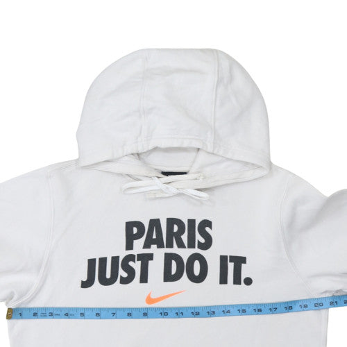 Womens UK Size S Nike White Pullover Hoodie