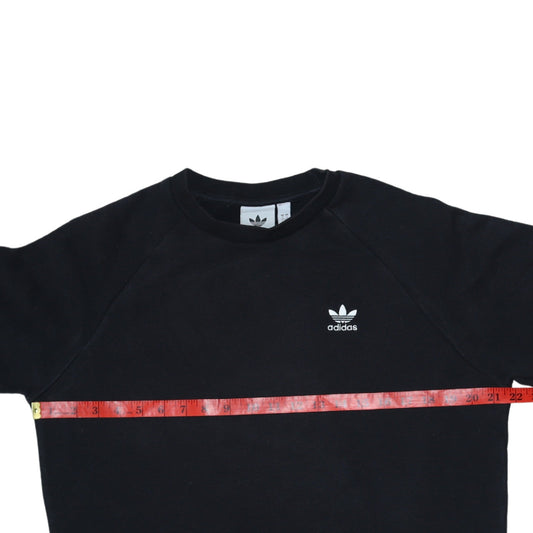Mens UK Size S adidas Black Pullover Sweatshirt