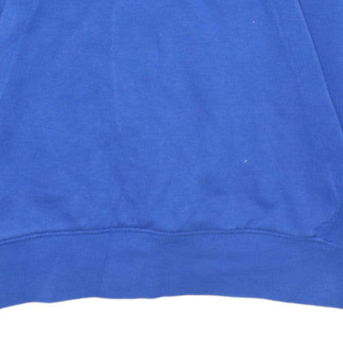 Mens UK Size S Nike Blue Pullover Hoodie