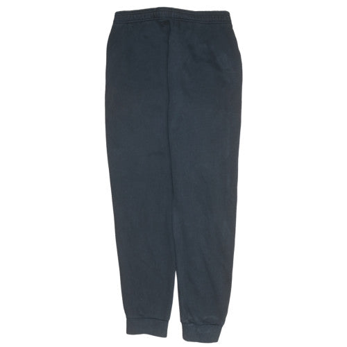 Additional front view of Adidas boys’ black jogger sweatpants 15-16 years elastic waist pockets