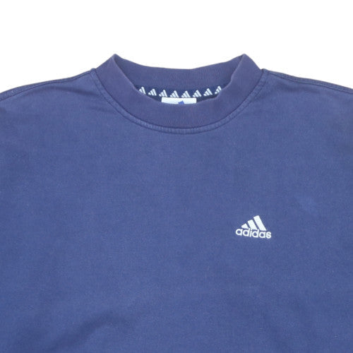 Mens UK Size L adidas Blue Pullover Sweatshirt