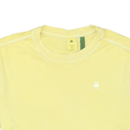Mens UK Size XS G-Star Raw Yellow T-Shirt