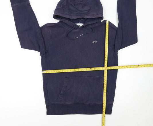 Womens UK Size XS Hollister Blue Pullover Hoodie