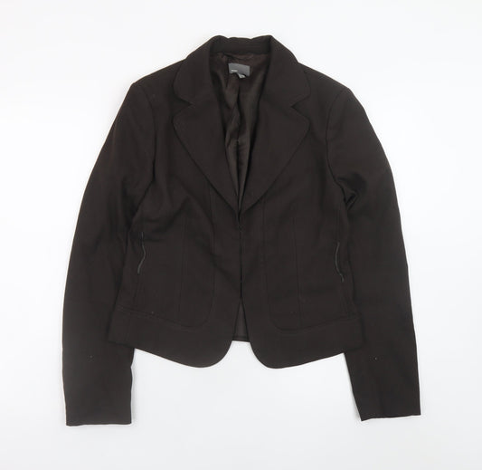 Mexx Women's Black Blazer Size 14 Lined Formal Work Jacket