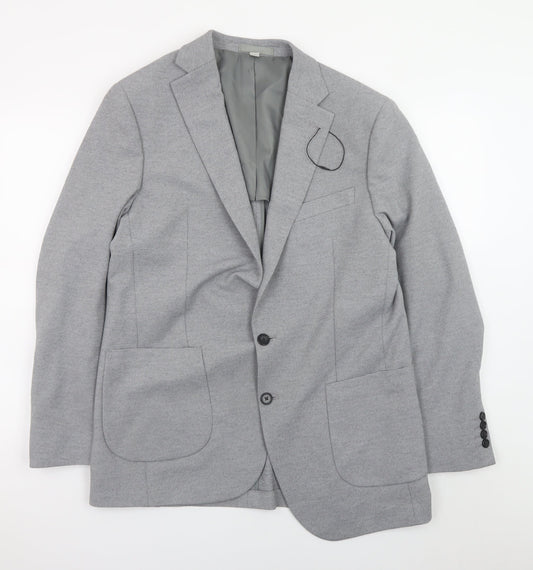 Mens UK Size L Marks and Spencer Grey Basic Jacket
