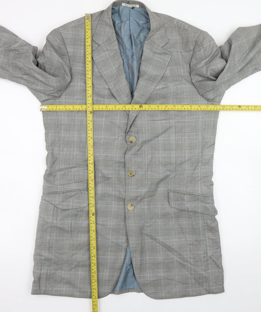 Mens UK Size 52 Pal Zileri Grey Blazer