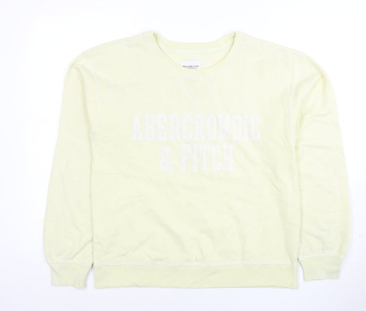 Womens UK Size S Abercrombie & Fitch Beige Pullover Sweatshirt