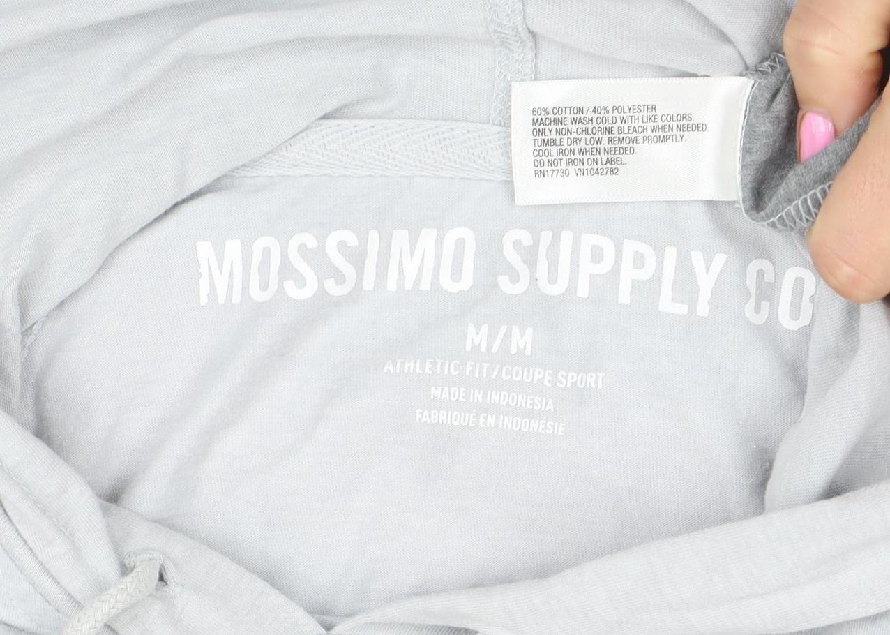 Mens UK Size M Mossimo Supply Co Multicoloured Pullover Hoodie