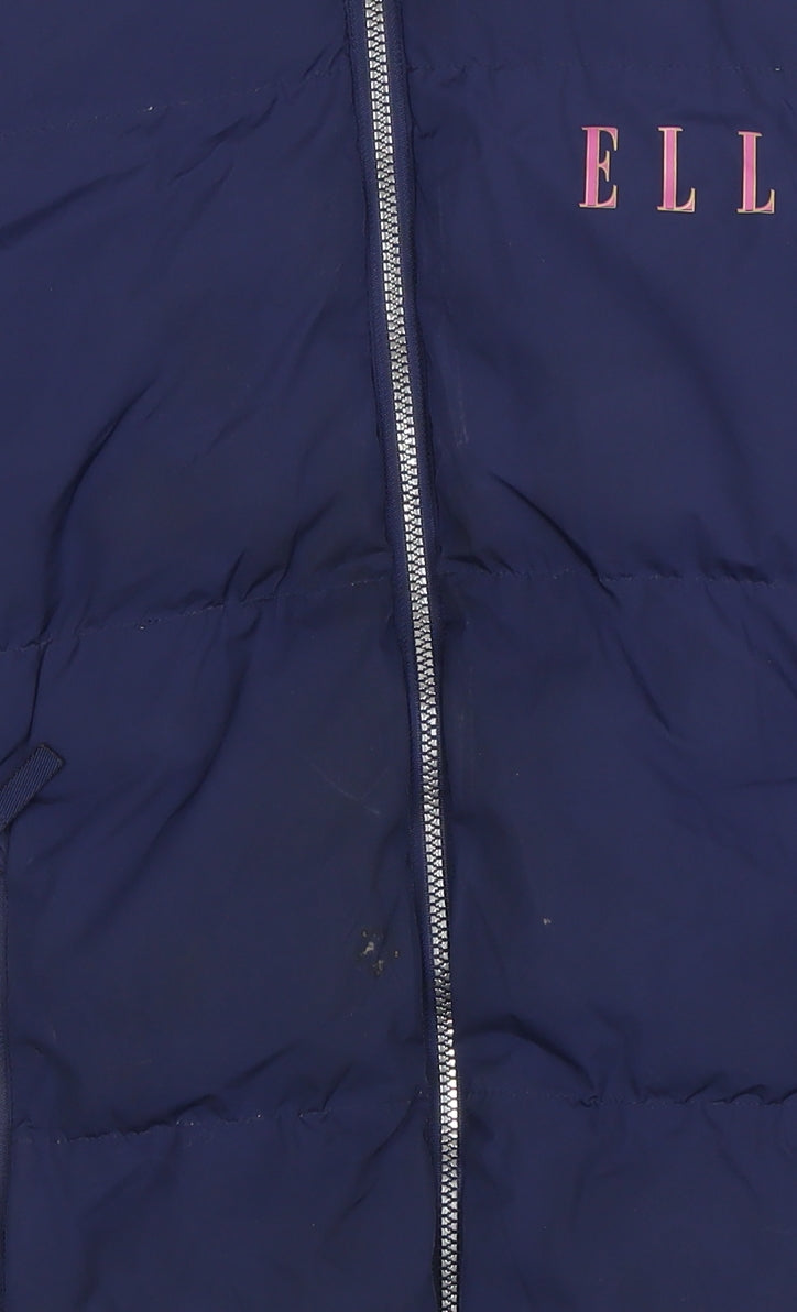 Girls UK Size 14-15 Years ELLE Junior Blue Puffer Jacket