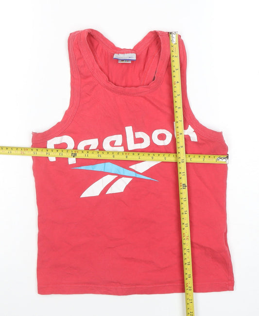 Womens UK Size 12 Reebok Red Gym & Training Running & Jogging Yoga Tank
