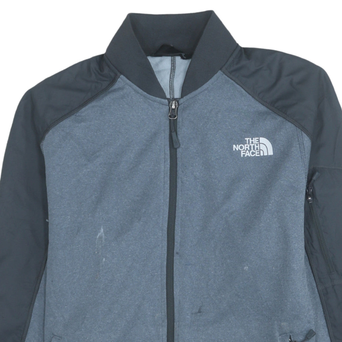 Mens UK Size M The North Face Grey Full Zip Sweatshirt