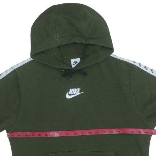 Mens UK Size S Nike Green Pullover Hoodie