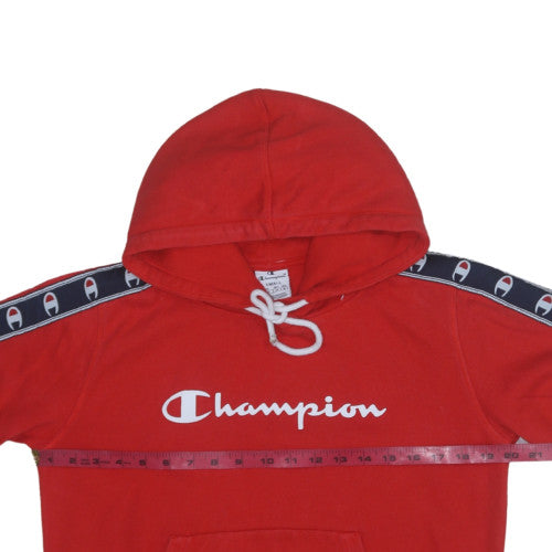 Womens UK Size S Champion Red Pullover Hoodie