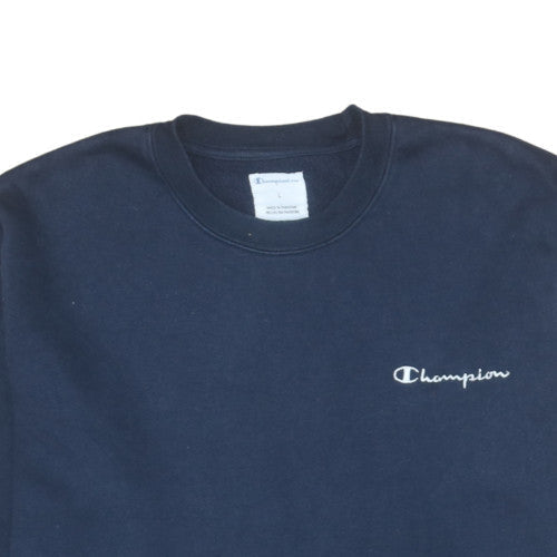 Mens UK Size L Champion Blue Pullover Sweatshirt