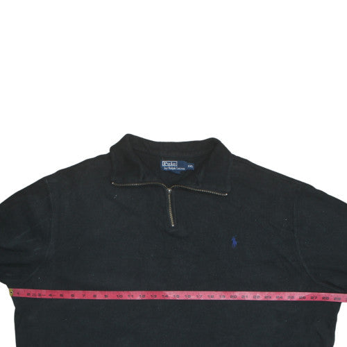 Mens UK Size 2XL Polo Ralph Lauren Black Pullover Sweatshirt