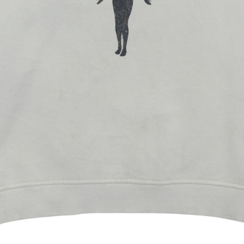 Womens UK Size 8/10 Nirvana White Pullover Sweatshirt